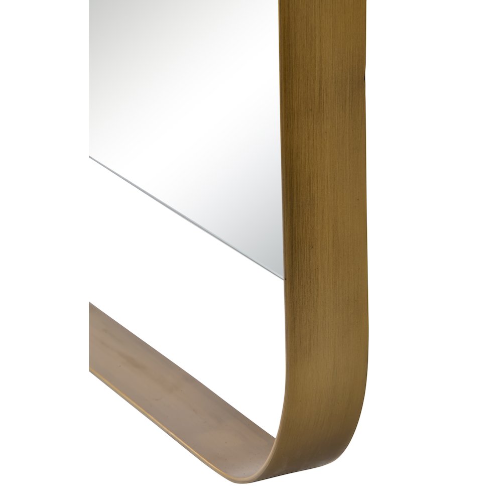 Zariyah 20 in. x 38 in. Rectangular Framed Mirror. Picture 6