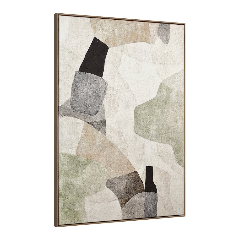 Nala 48" H x 36" W Canvas Art, Beige. Picture 2