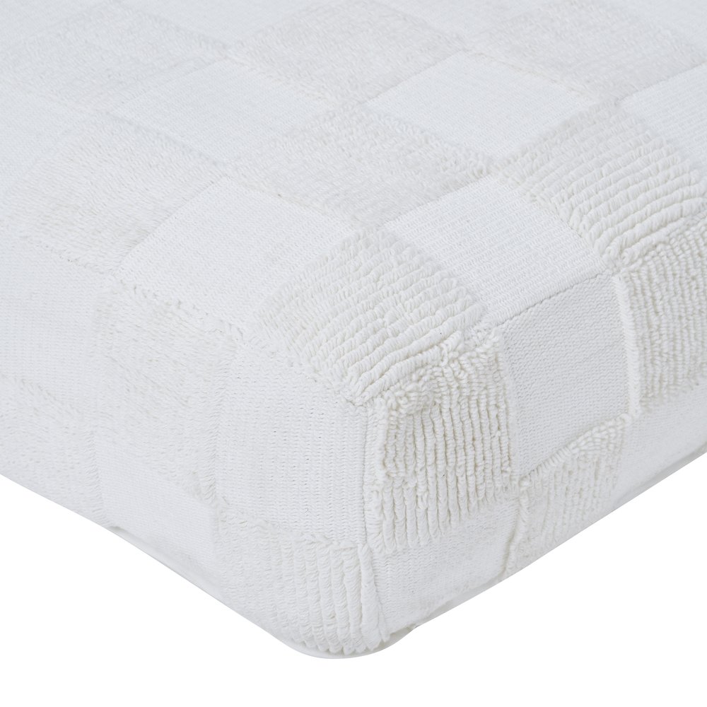 Persona Floor Pouf In White Color. Picture 6