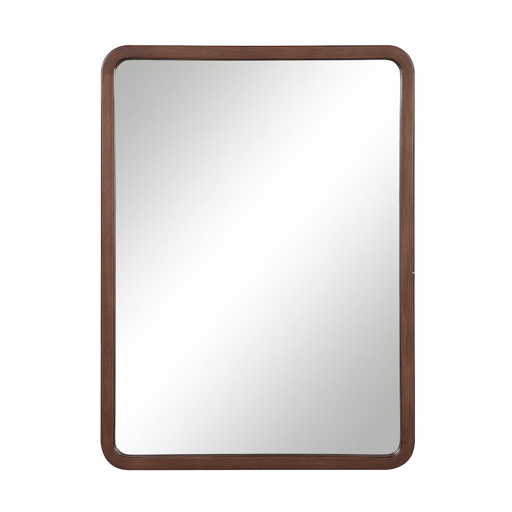 Tacna 30" H x 22" W Wall Mirror, Brown. Picture 1