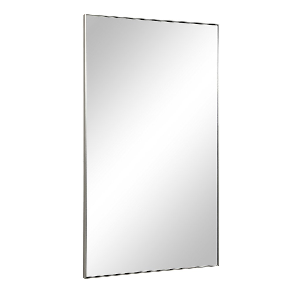 Spili 36" H x 22" W Wall Mirror, Grey. Picture 3