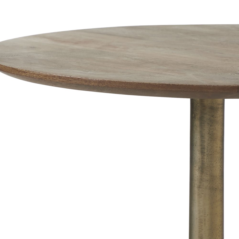 Sparta 23" Height Table, Yellow. Picture 4