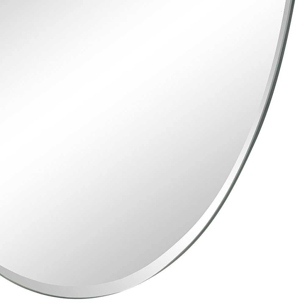 Anogia 40" H x 22" W Wall Mirror, Grey. Picture 5