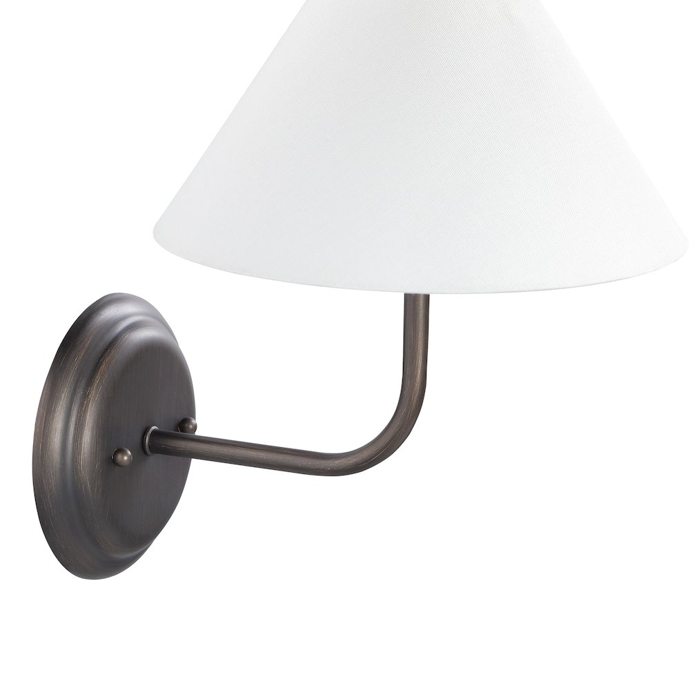 Serena 13.5" Dark Antique Bronze 1-Light Wall Sconce. Picture 3