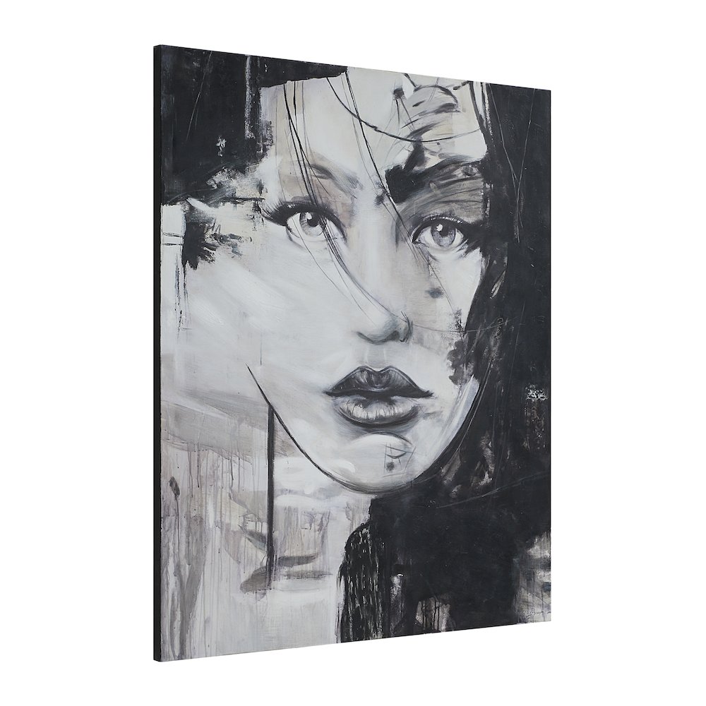 Chrysantine Rectangle Canvas Art. Picture 3