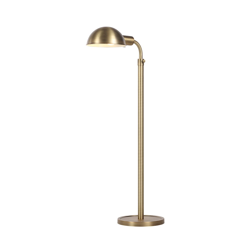 Cos 45-60" ADJ Height Floor Lamp, Dark Antique Brushed Brass. Picture 7