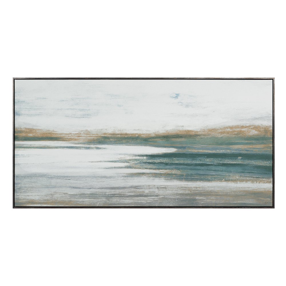 Agave 30" H x 60" W Canvas Art, Blue. Picture 1
