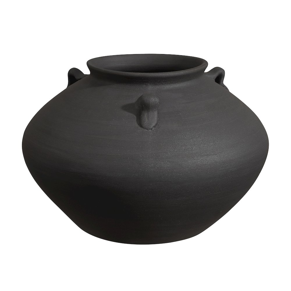 Asher Indoor Vase, Black. Picture 1