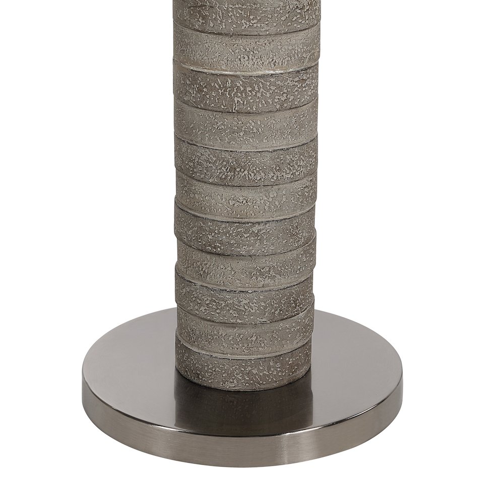 Moringa 72.0" Height Floor Lamps, Warm Charcoal Grey. Picture 3