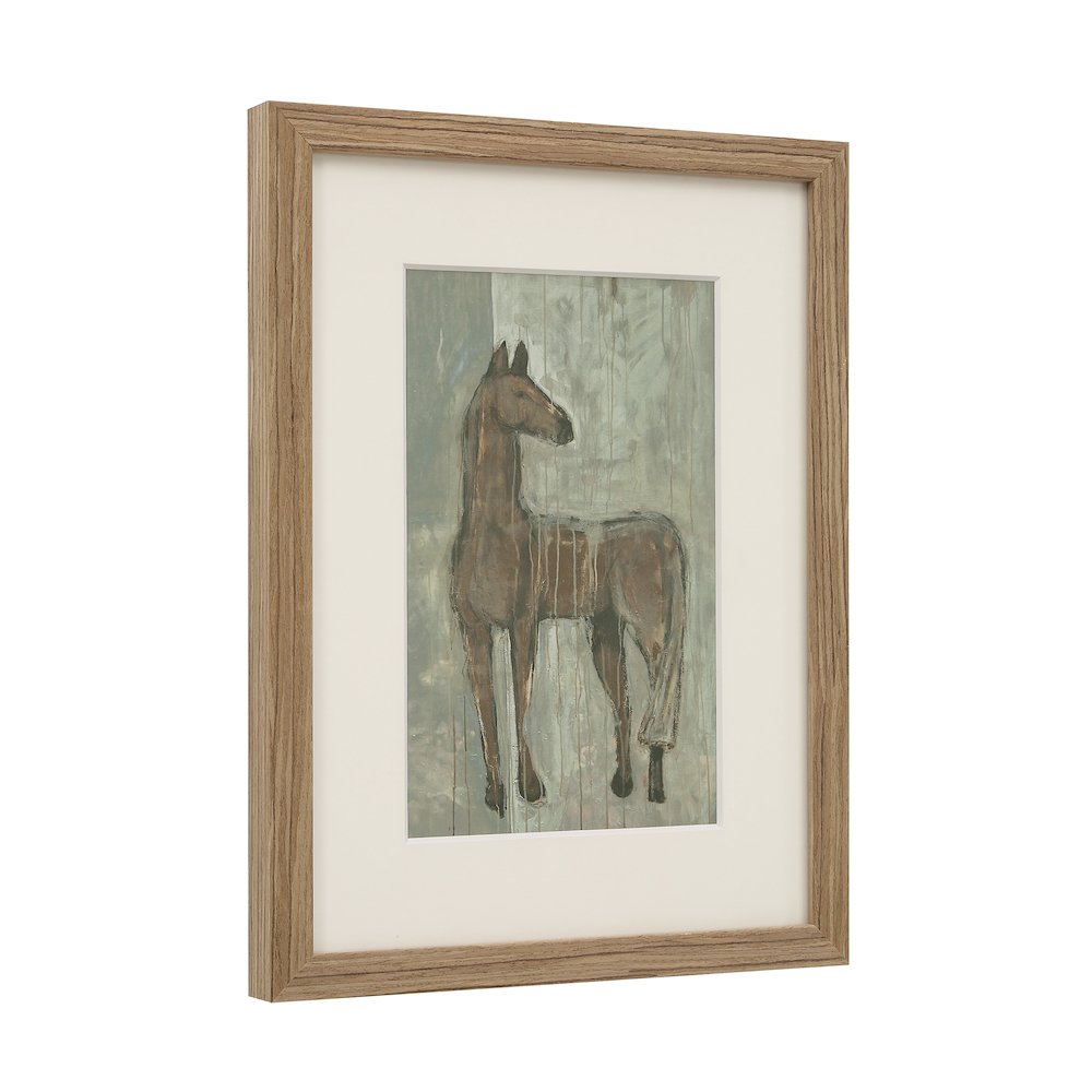 Julien 12" Wide Wall Decor, Medium Walnut. Picture 2