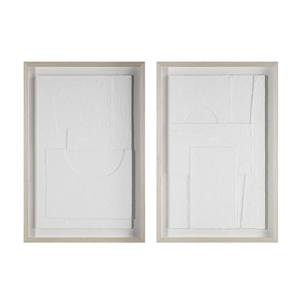Linen 24.0" Wide Wall Decor, Printed Artwork (2 Piece Set). Picture 1