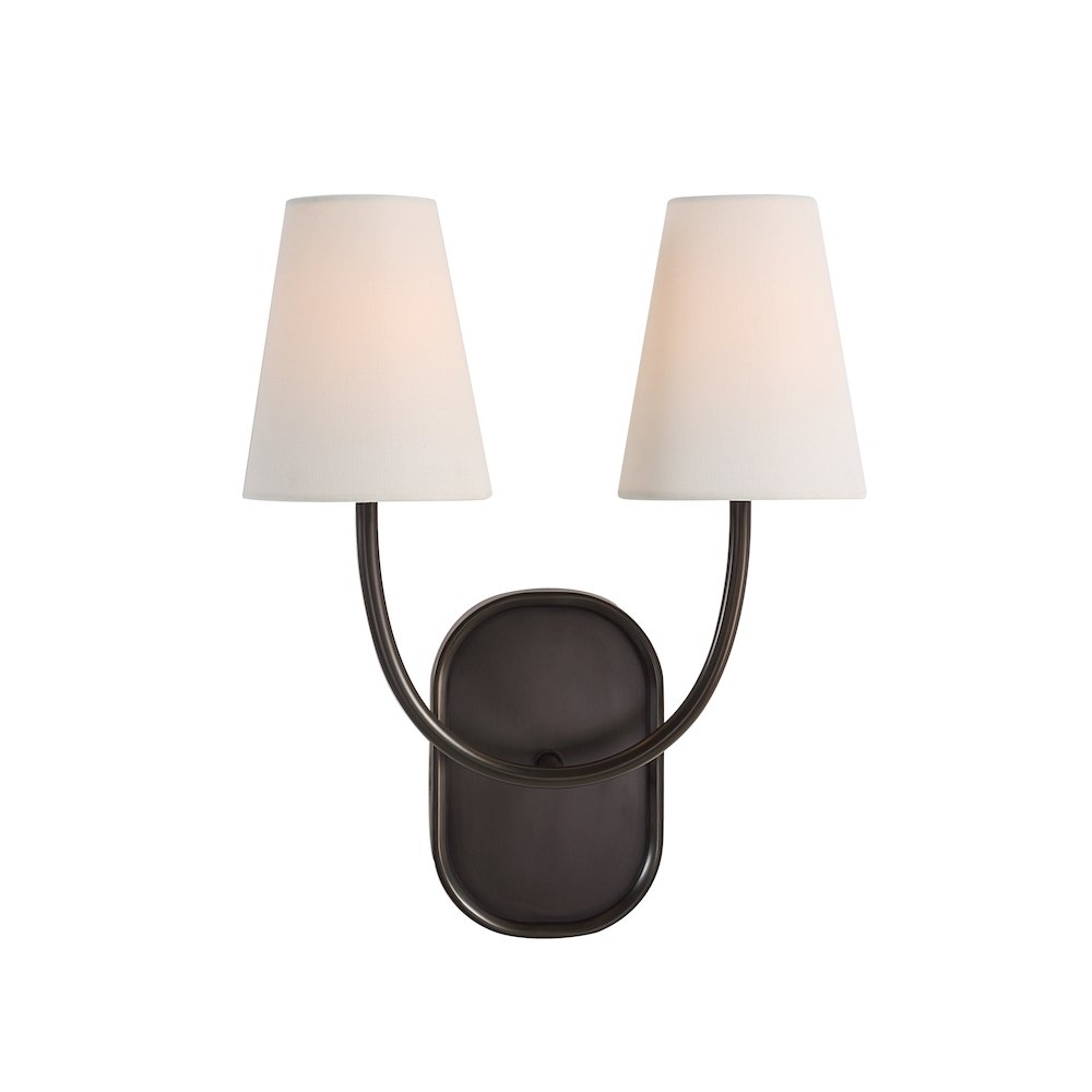 Megara 15.5" Height Wall Sconce, Brown. Picture 5