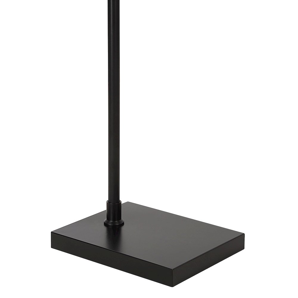 Crystal 66.5" Height Floor Lamp, Black. Picture 4