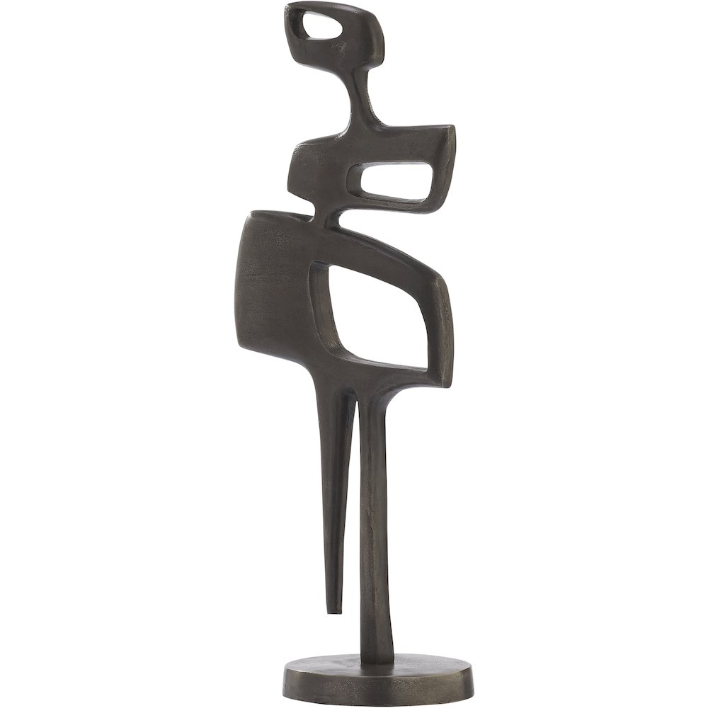 PACINO ANTIQUE NICKEL STATUE. Picture 3