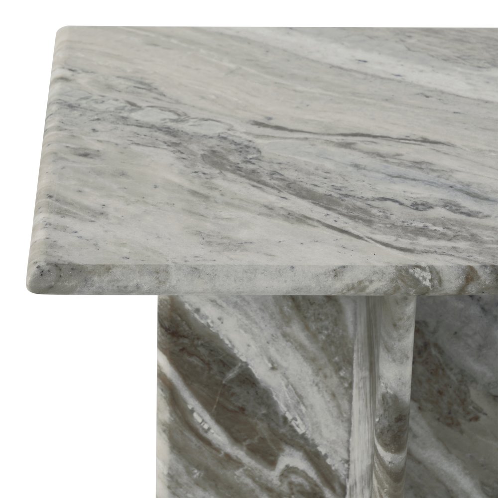 Grayson 20" Height Table, Grey. Picture 4