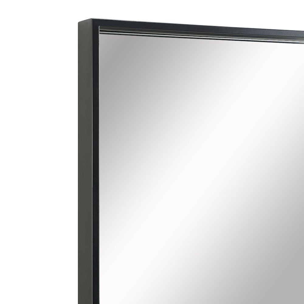 Annalise 45 x 30 Rectangular Framed Mirror. Picture 5