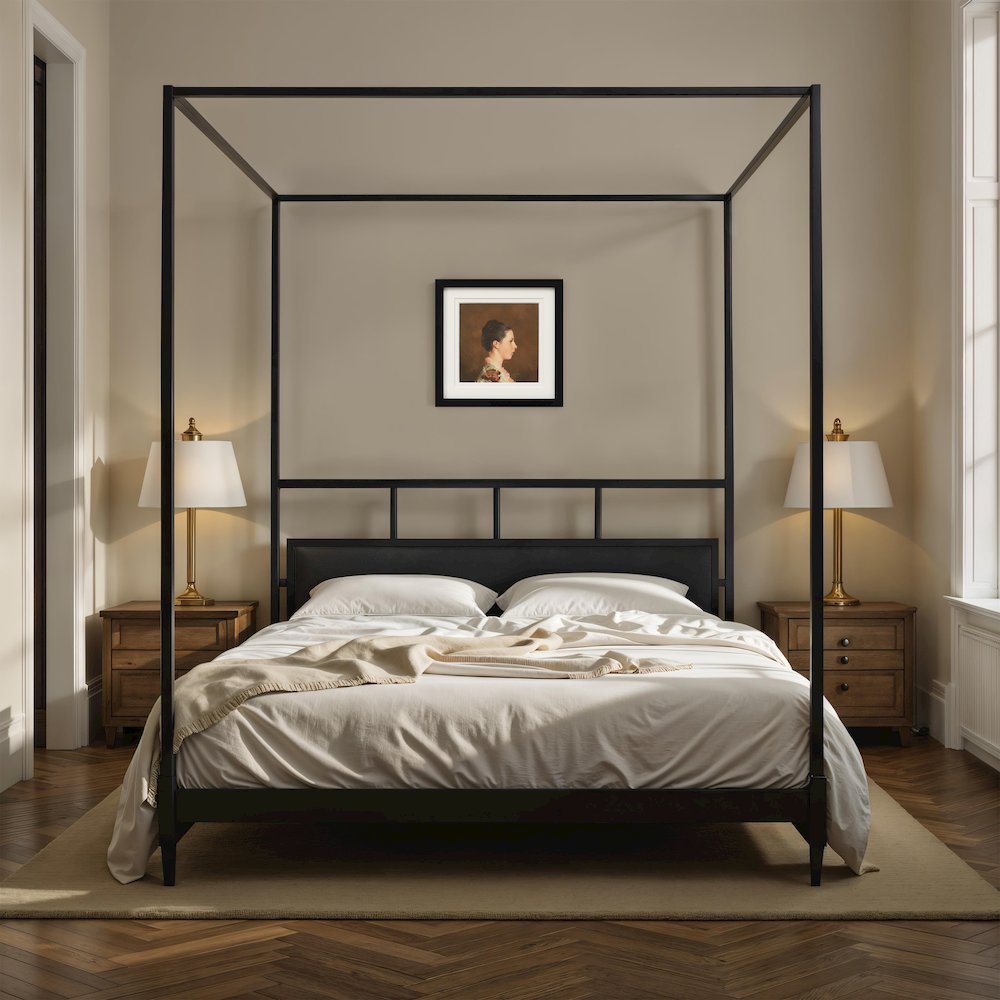 Madeleine 12" Wide Wall Decor, Matte Black. Picture 4