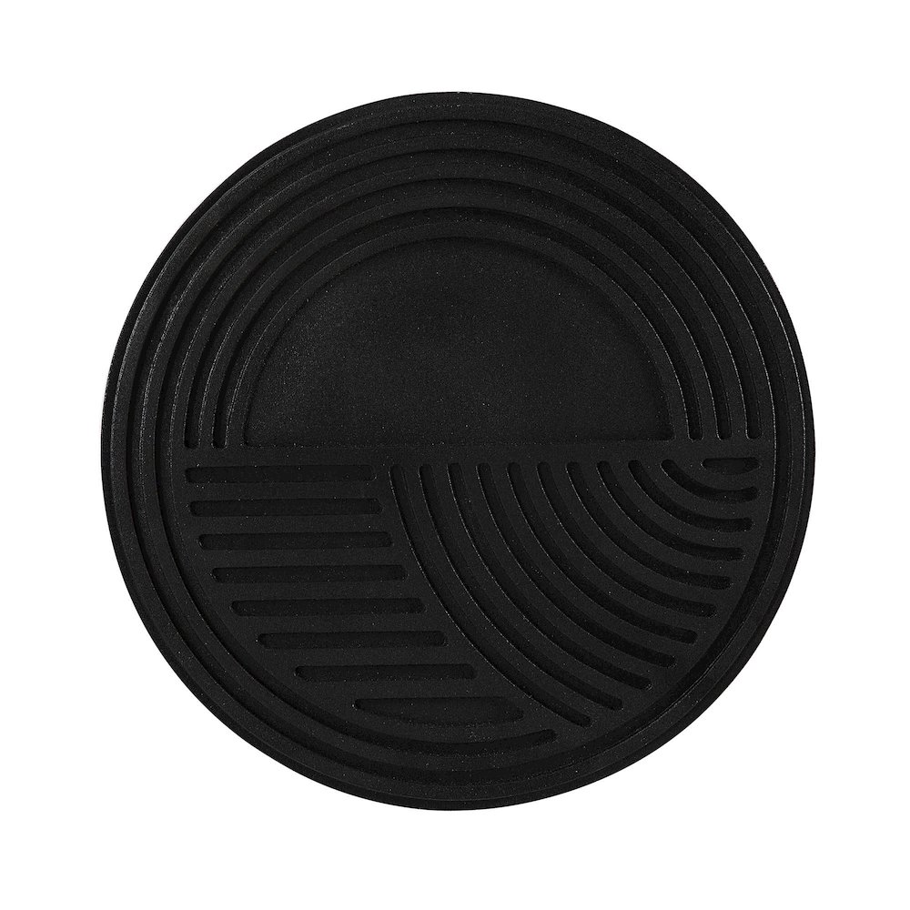 Sofia 3 Piece Wide Wall Art, Matte black. Picture 5