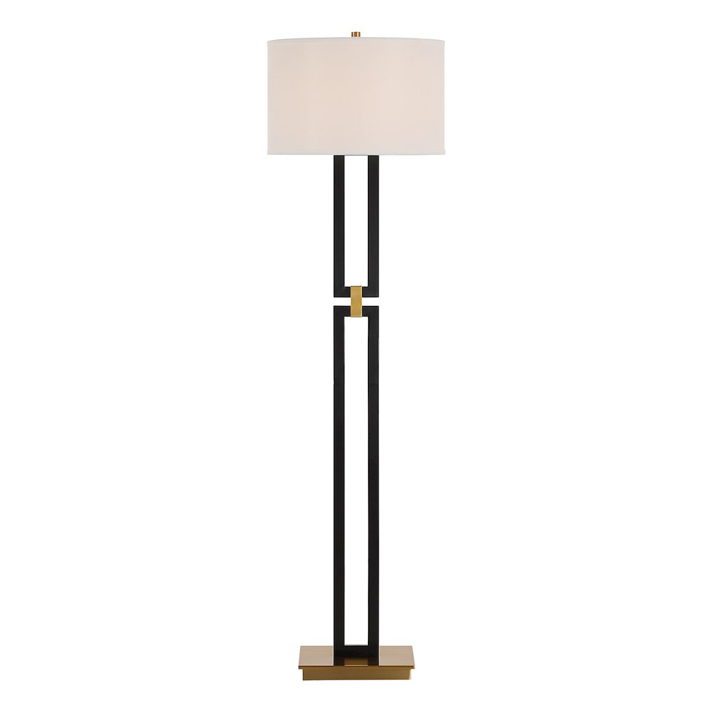 Theo 64.5" Height Floor Lamps, Matte Black. Picture 5