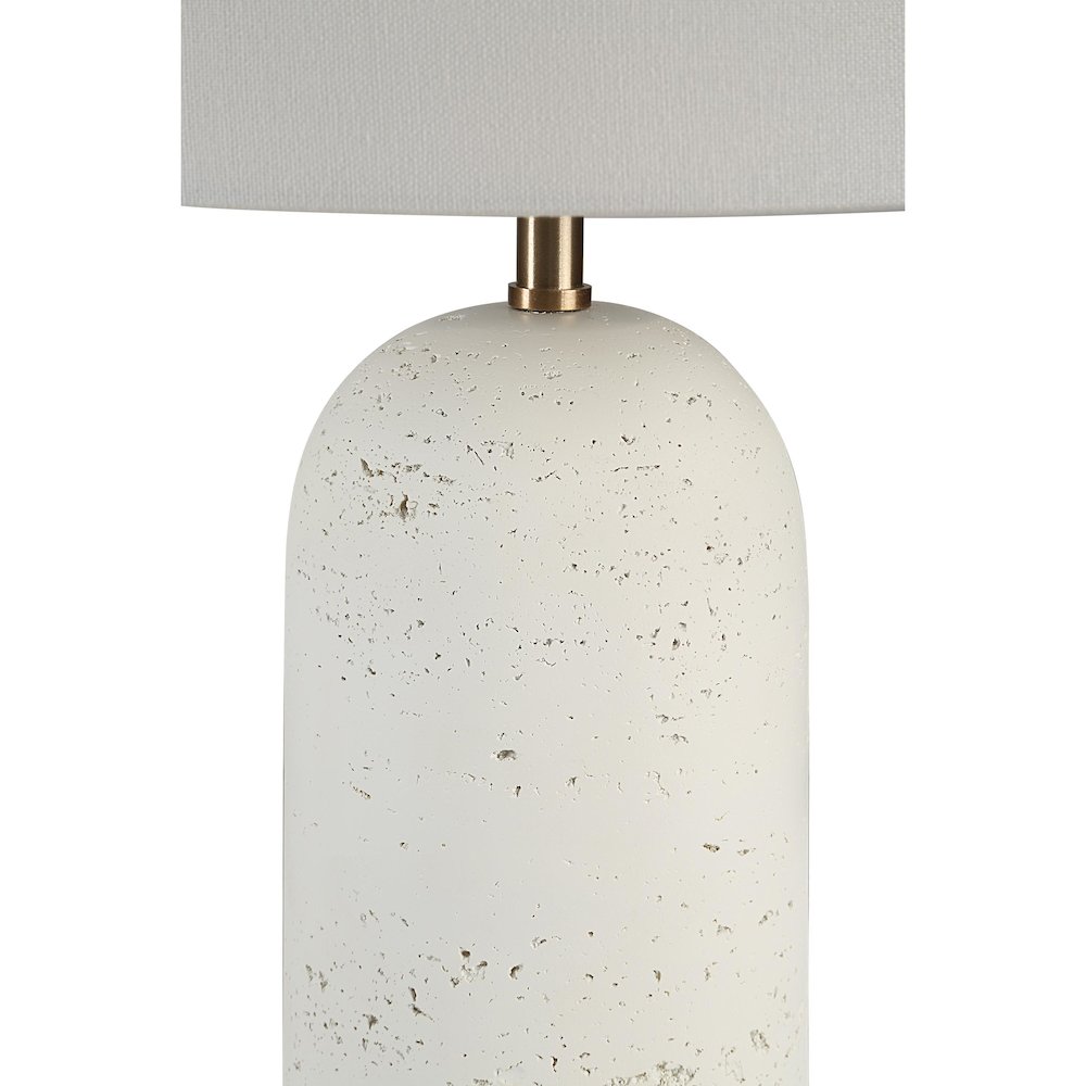Dorato 24.75" Height Table Lamp, White. Picture 3