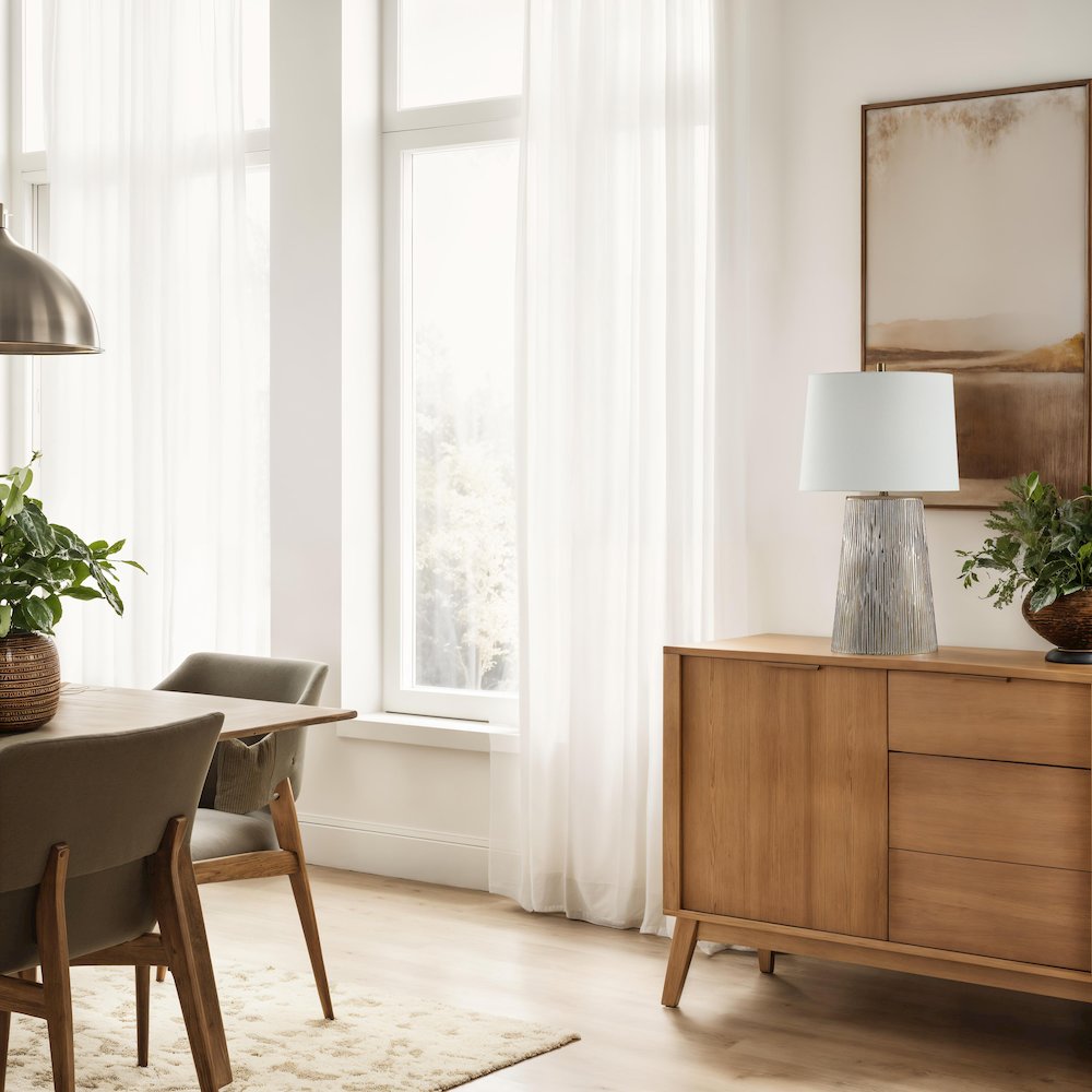 Calma 30.0" Height Table Lamps, Grey Rock. Picture 2