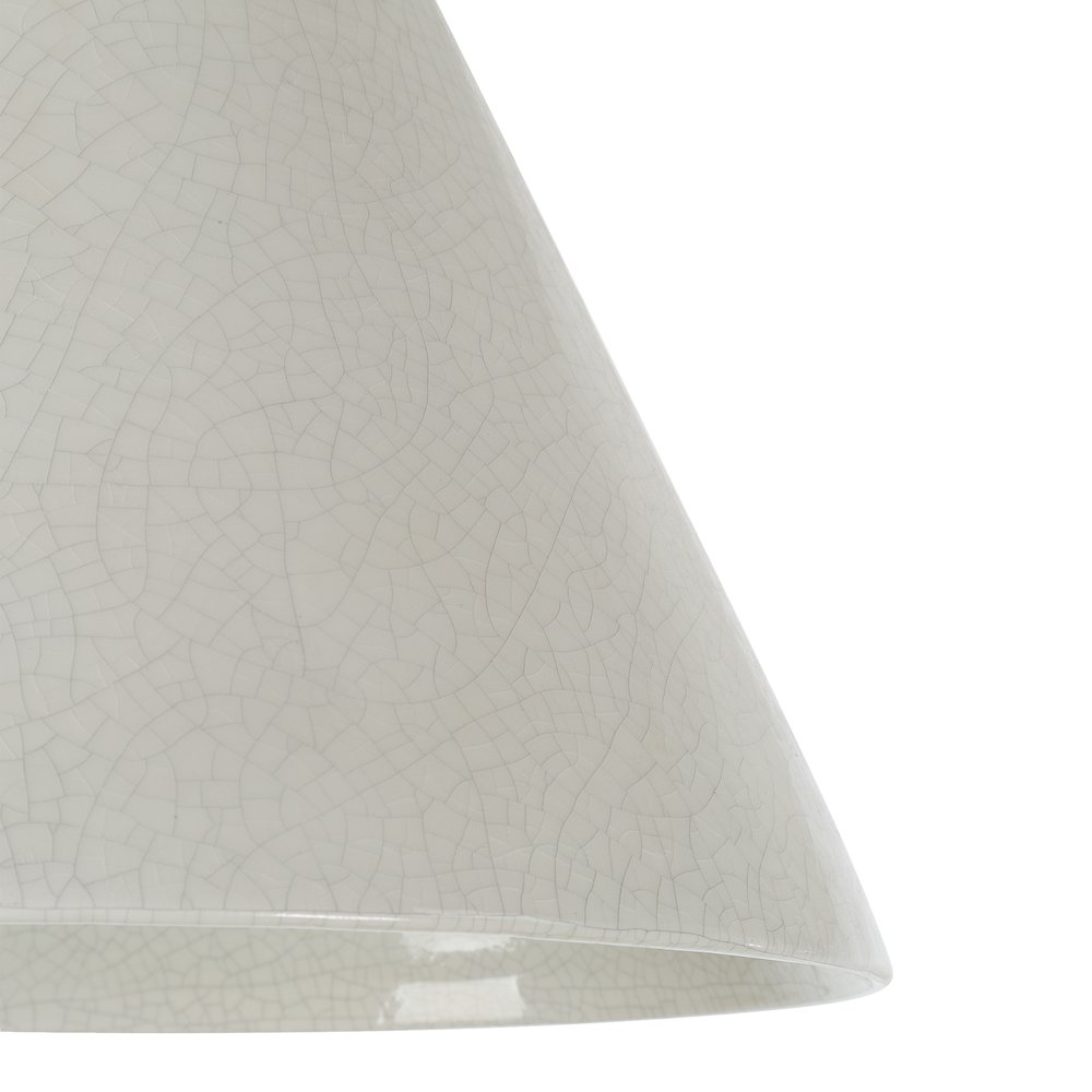 Sebastian 12.25" 1-Light Flush Mount, Crackel White. Picture 3