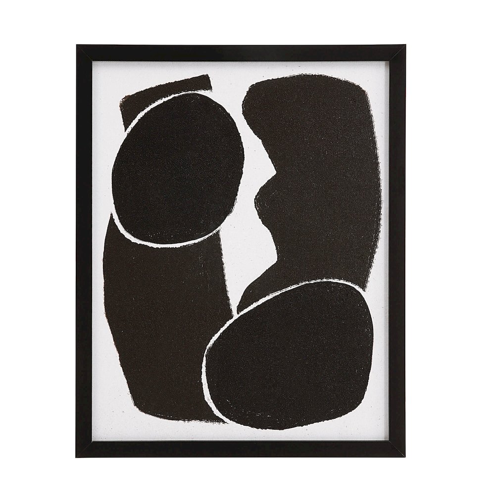 Carife 5 Piece Wide Wall Art, Black. Picture 5