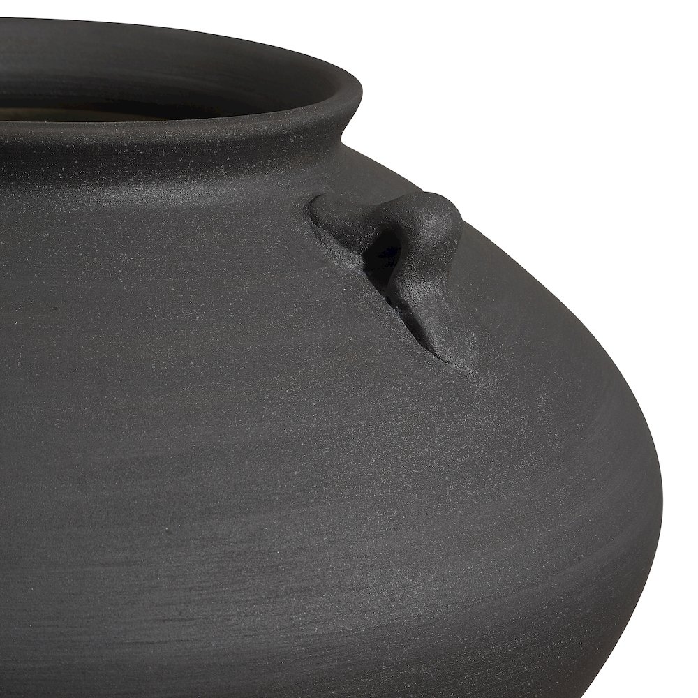 Asher Indoor Vase, Black. Picture 4