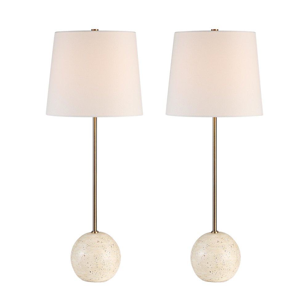Davide 28.25" Height Table Lamp, Yellow. Picture 3