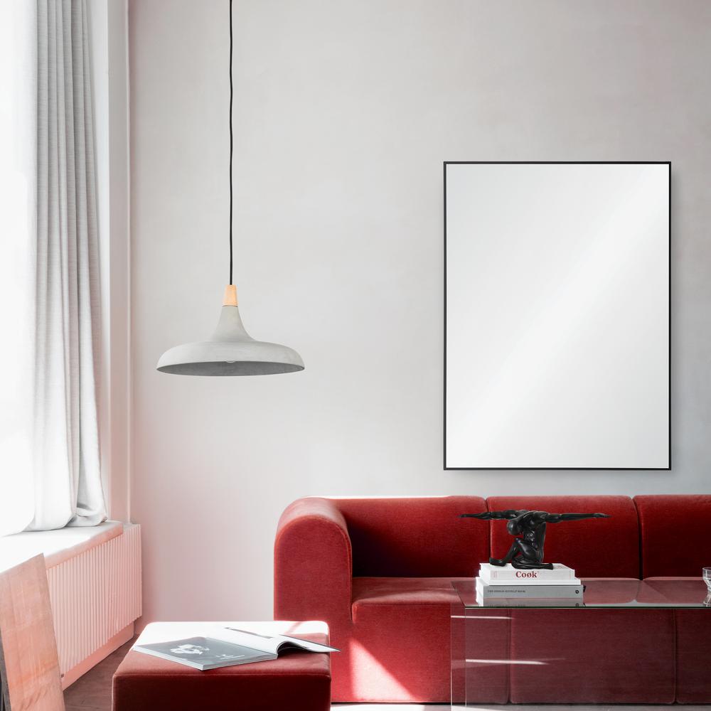 Raizel 30 in. x 40 in. Rectangular Framed Mirror. Picture 5