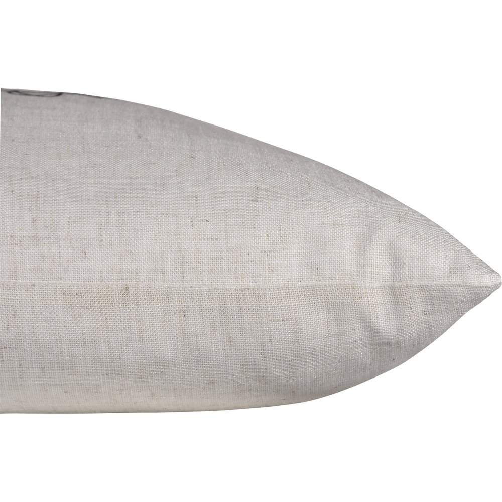 Knot 22 X 22 Indoor Pillow, Black. Picture 4