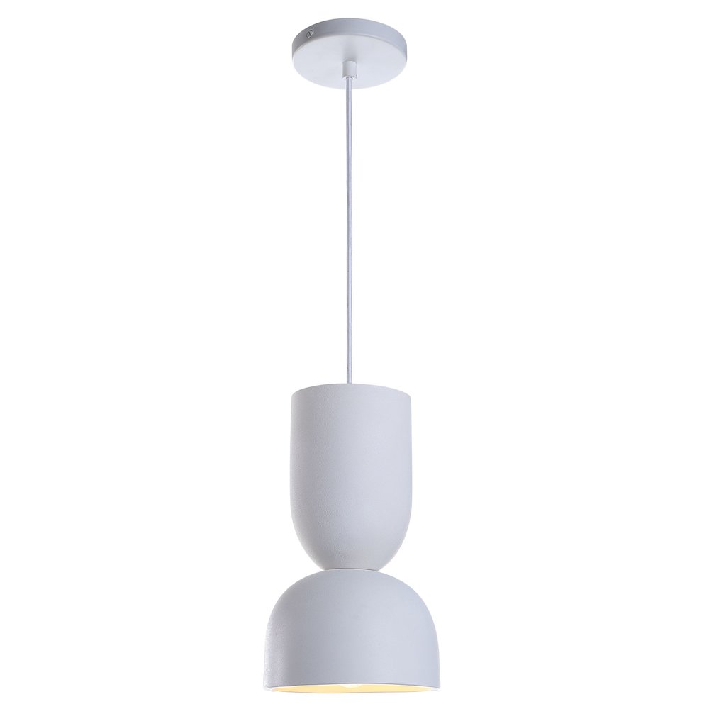 Kala 12" Length Ceiling Fixture, White. Picture 5