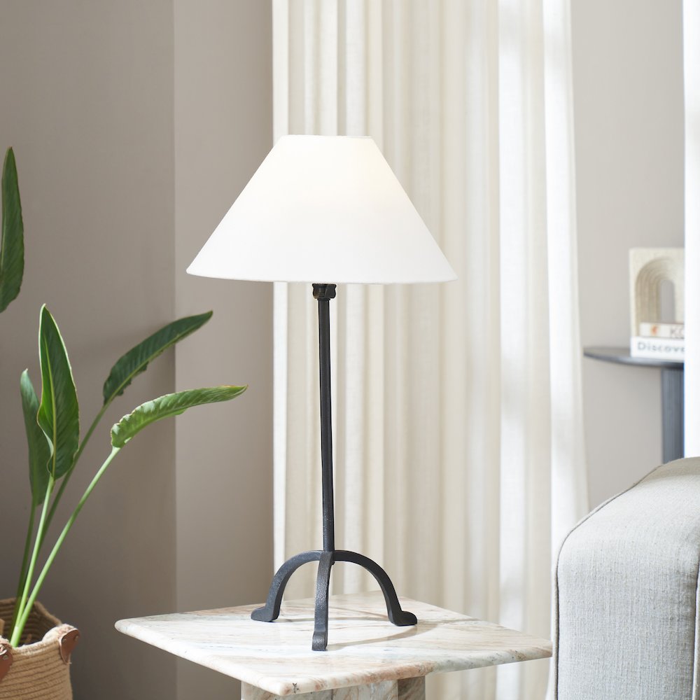 Kitts 27.25" Height Table Lamp, Black. Picture 2