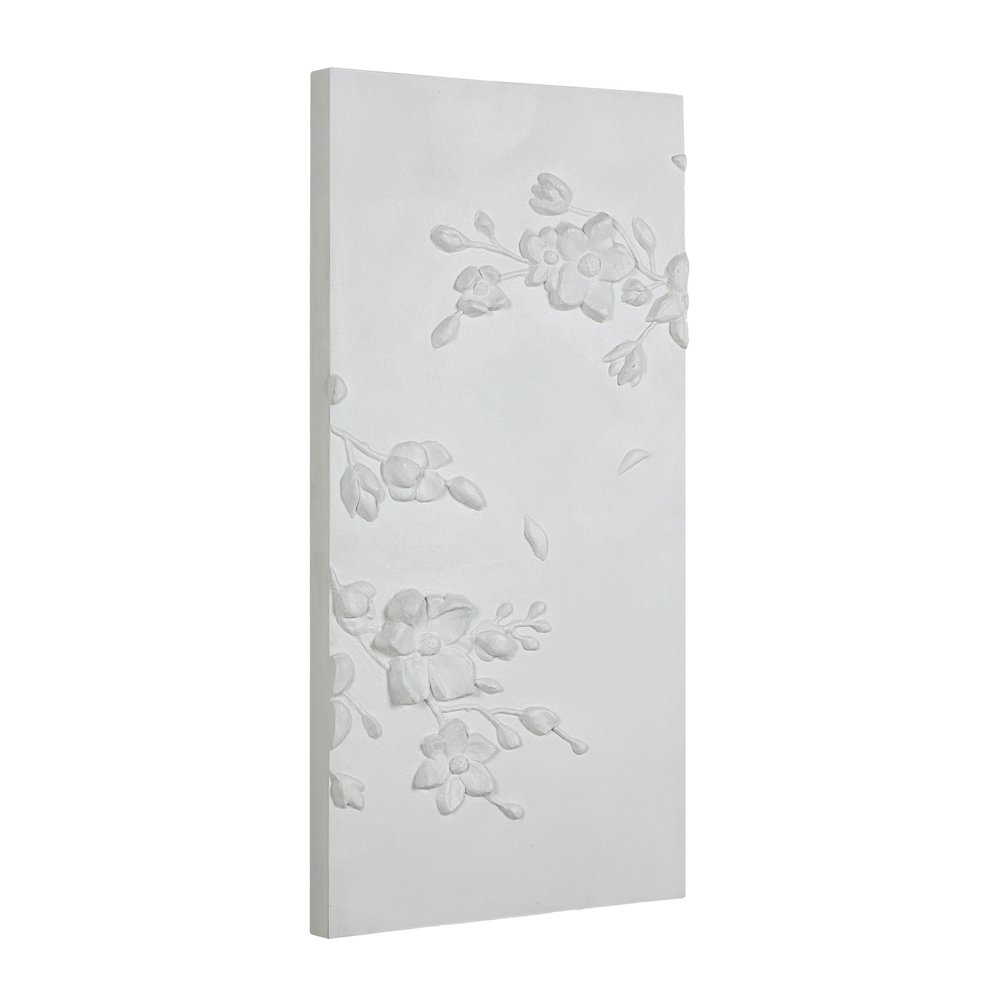 Beaudelaire 20" Wide Wall Decor, Matte White. Picture 9