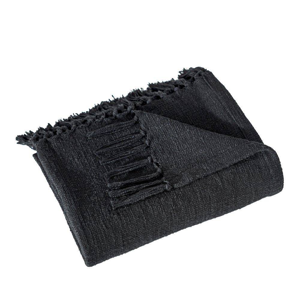 Carnelia 70X50 Throw, Black. Picture 5
