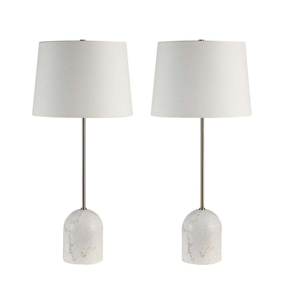 Dili 31" Height Table Lamp, White. Picture 1