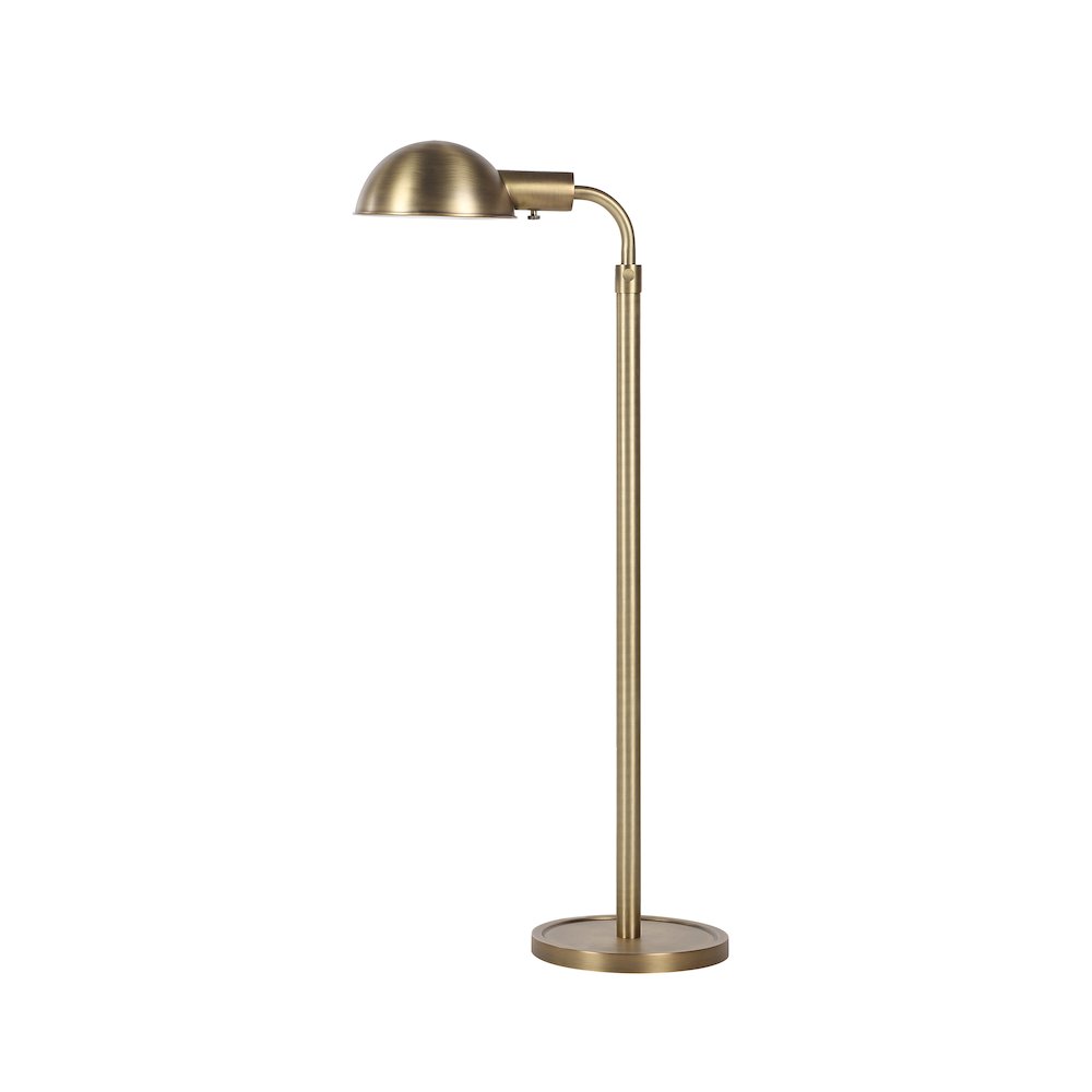 Cos 45-60" ADJ Height Floor Lamp, Dark Antique Brushed Brass. Picture 6