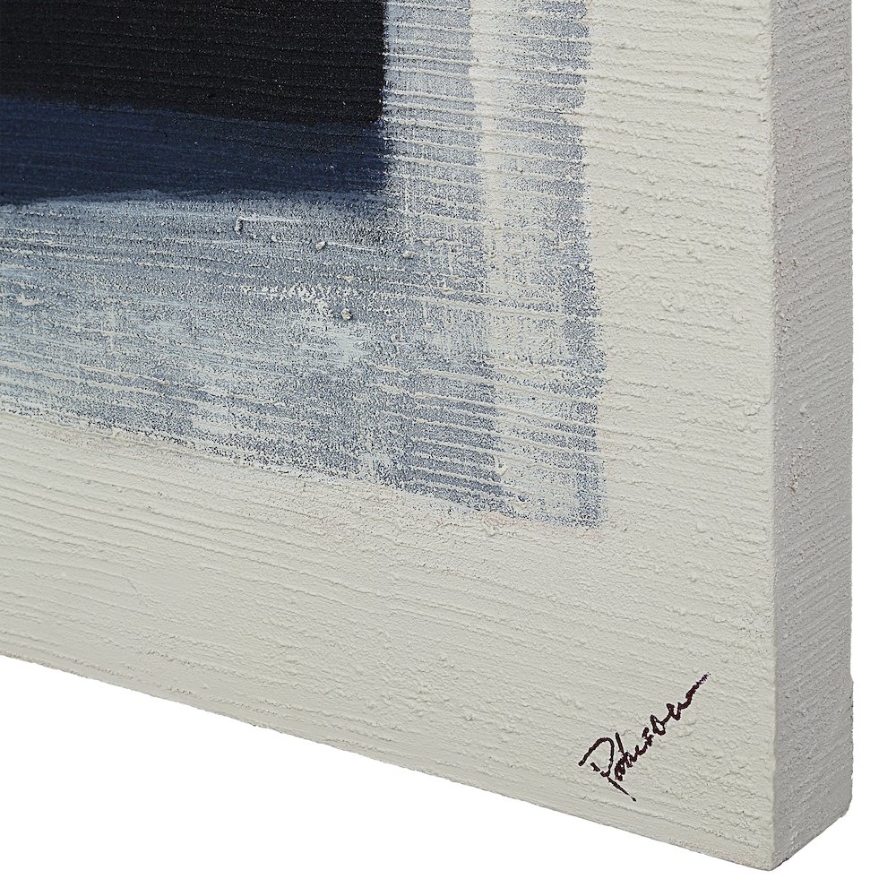 Ibiza 62" H x 44" W Canvas Art, Blue. Picture 6