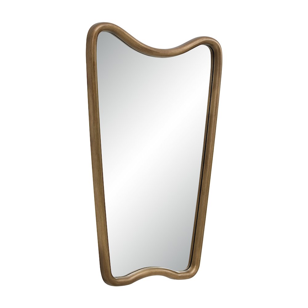 Echoa 35.75" H x 23.75" W Wall Mirror, Gold-Bronze. Picture 2