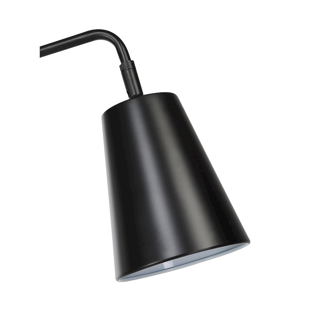 Nottingham 47.5" Height Floor Lamp, Black. Picture 4