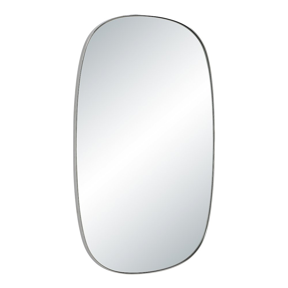 Talco 36" H x 24" W Wall Mirror, Silver. Picture 3