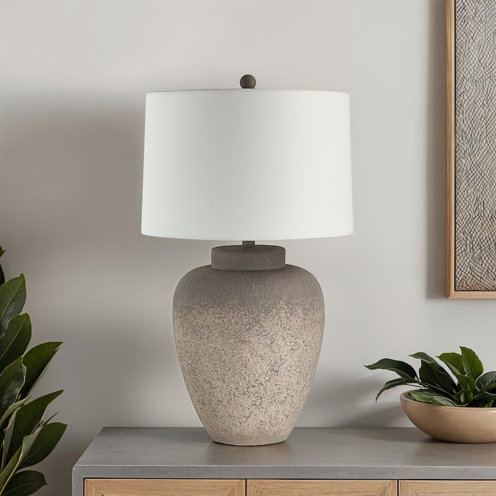 Lattuga 28.5" Height Table Lamp, Cream. Picture 2