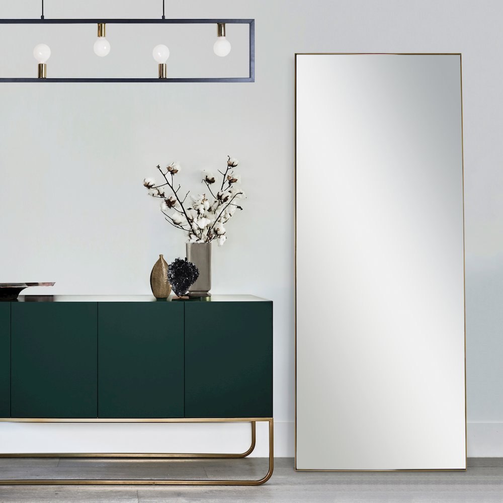 Northern 30 in. x 72 in. Rectangular Framed Mirror. Picture 2