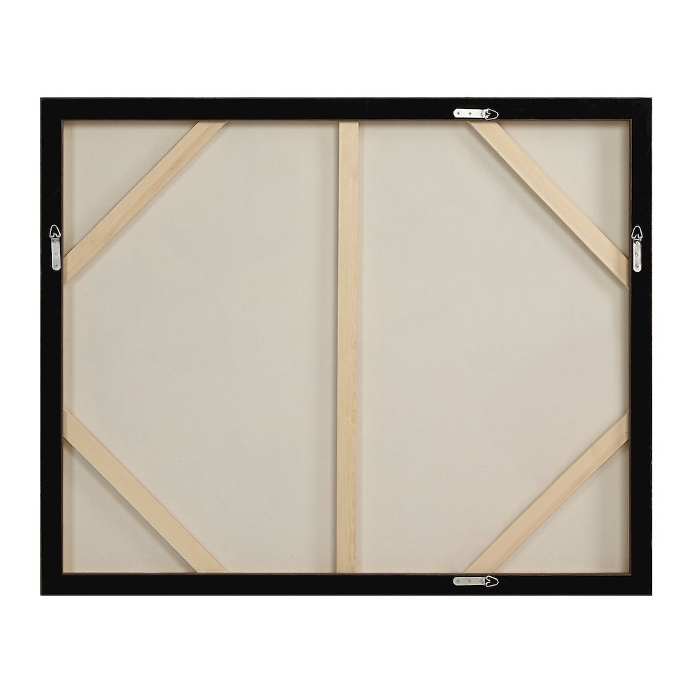Busan 50" H x 40" W Canvas Art, White. Picture 4