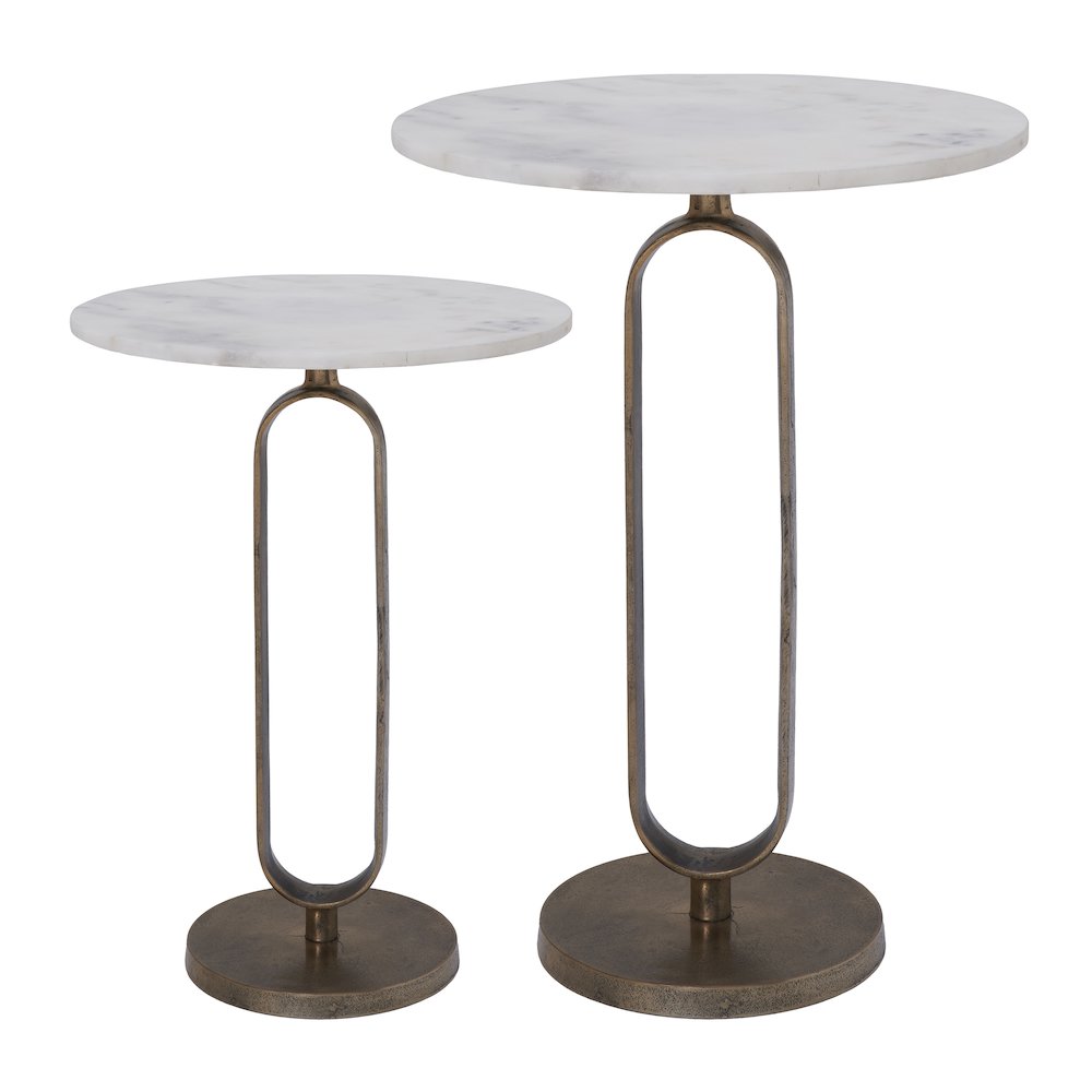 Irene Side Table In Brown Color. Picture 1