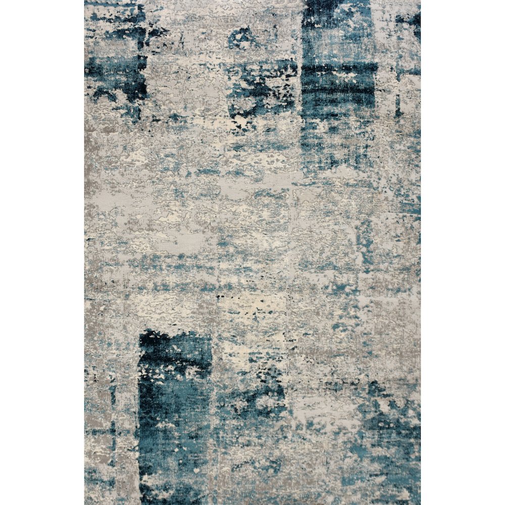 ARIELLA Blue & grey 10 x 13 Indoor Rug. Picture 1
