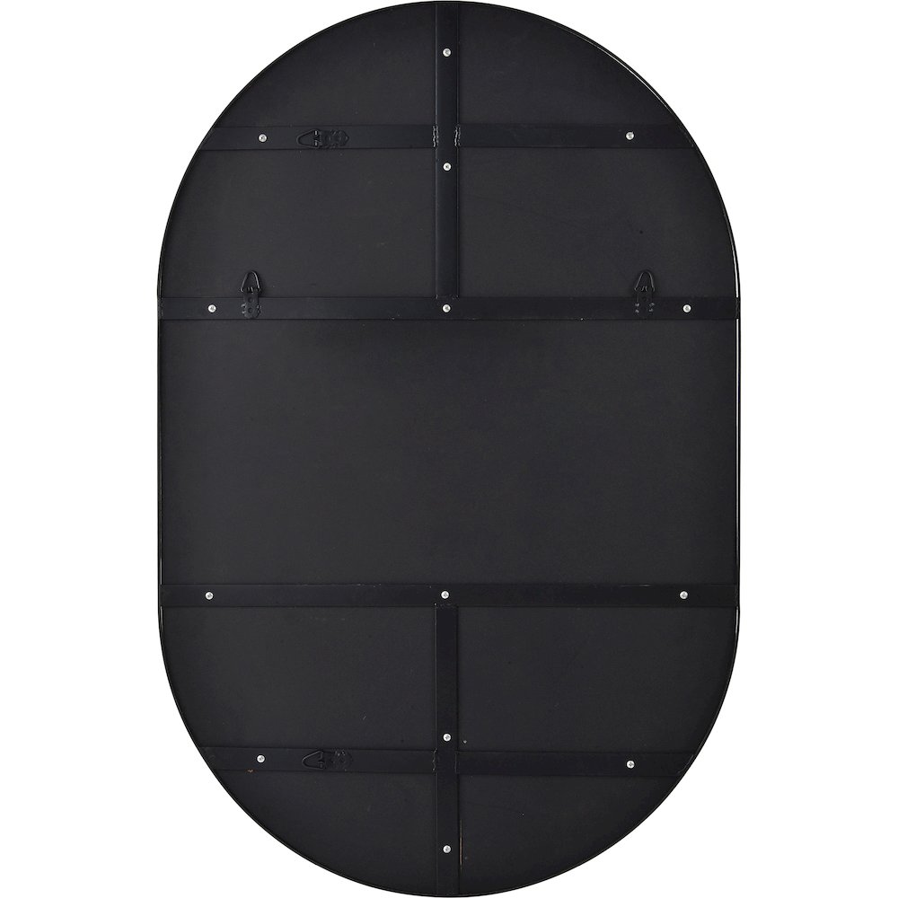 Webster 26 in. x 40 in. Oval Framed Mirror. Picture 4