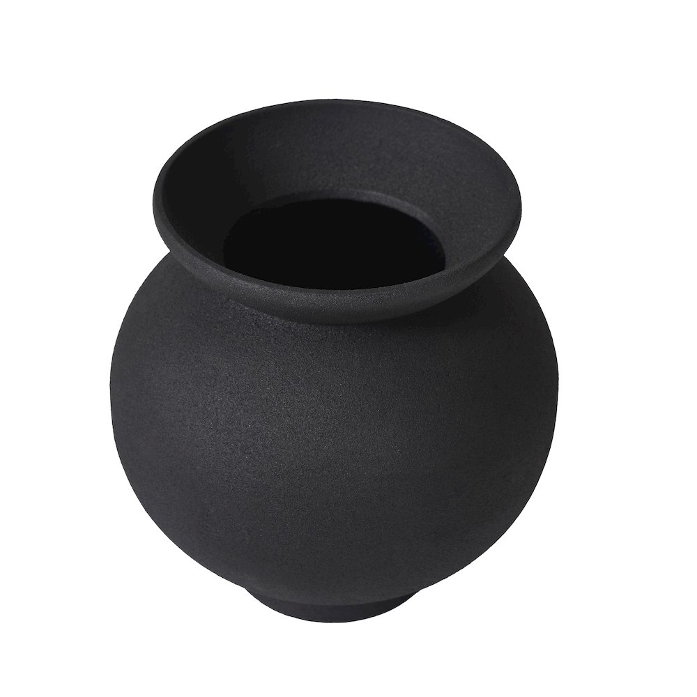 Cadiz Indoor Vase, Black. Picture 3