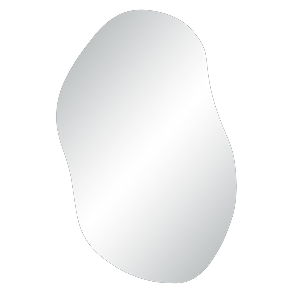 Angelonia 45" Tall Irregular Rectangular Oval Mirror. Picture 1