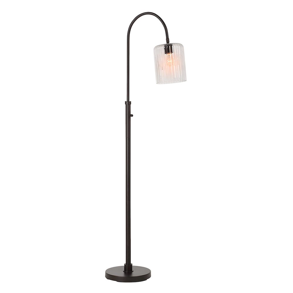 Danae 62.5" Height Floor Lamp, Black. Picture 6